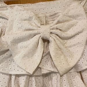 RARE SAMPLE! Betsey Johnson Tiered Eyelet Skirt